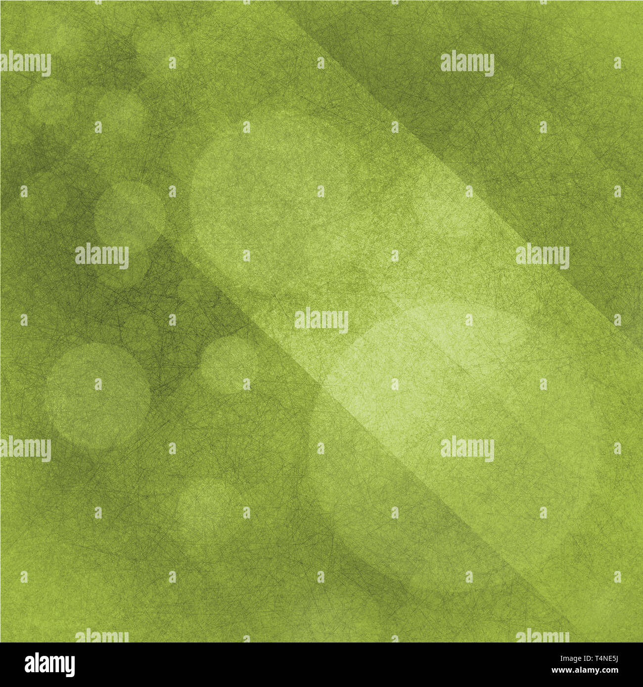 abstract green background, fun bubbles and diagonal stripe abstract pattern design with texture Stock Photo