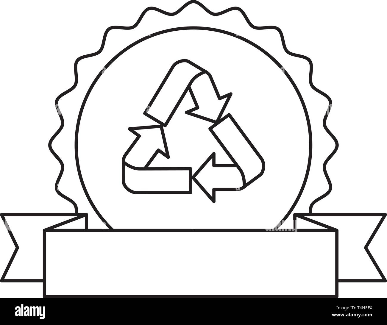 recycle arrows symbol icon Stock Vector Image & Art - Alamy