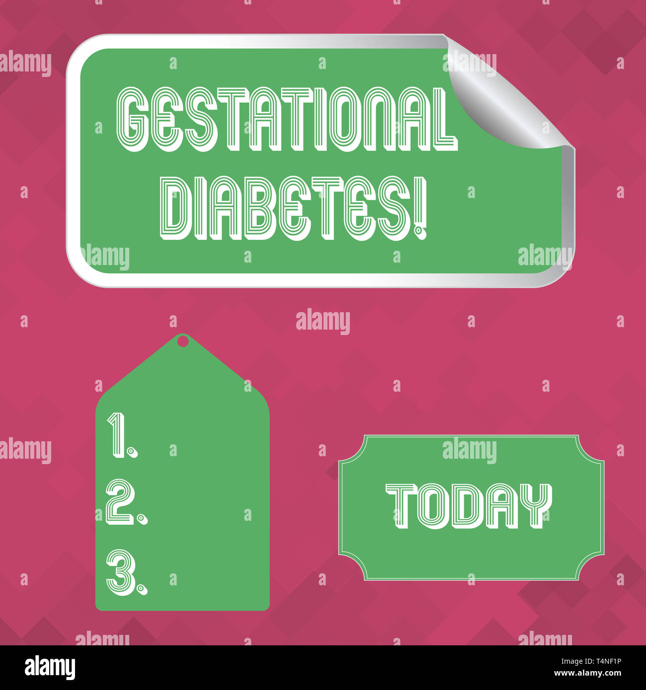 Word writing text Gestational Diabetes. Business photo showcasing