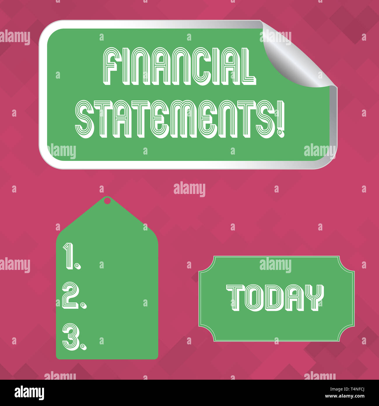 Word writing text Financial Statements. Business photo showcasing the ...