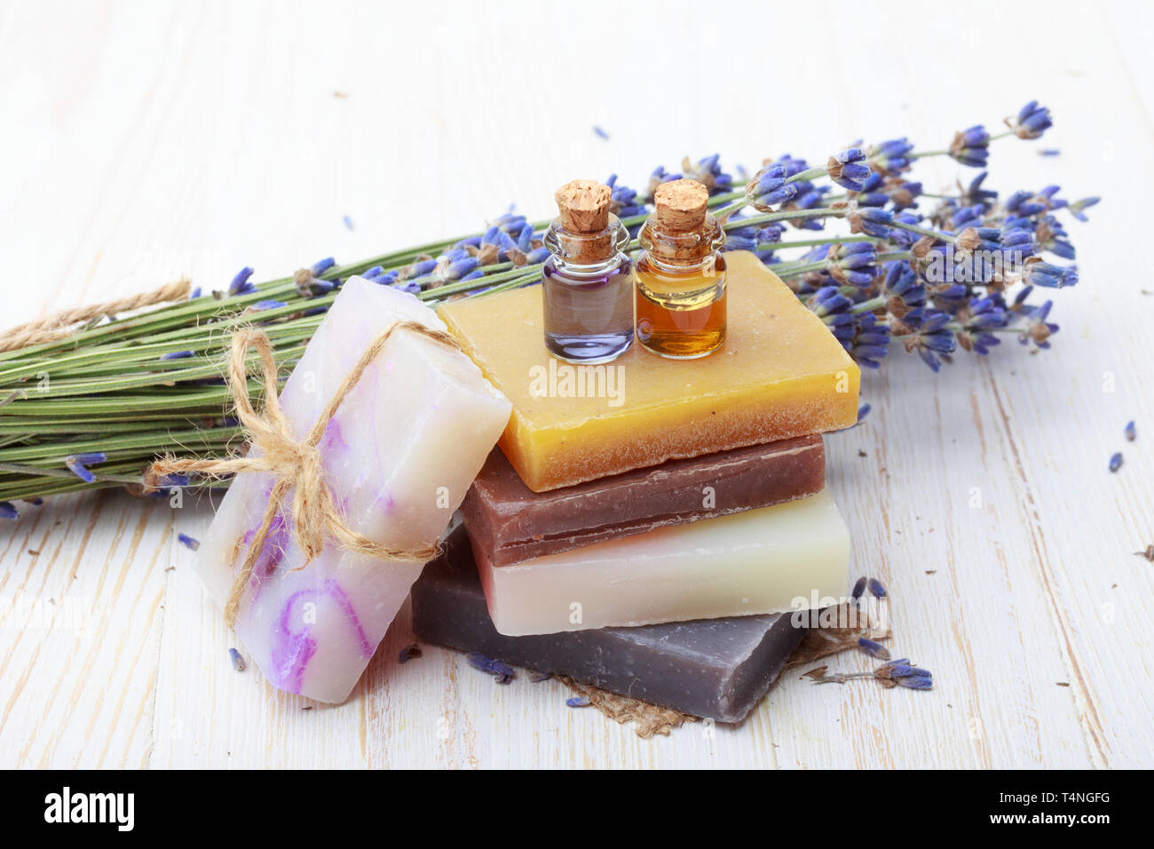 Handmade soap natural hi-res stock photography and images - Alamy
