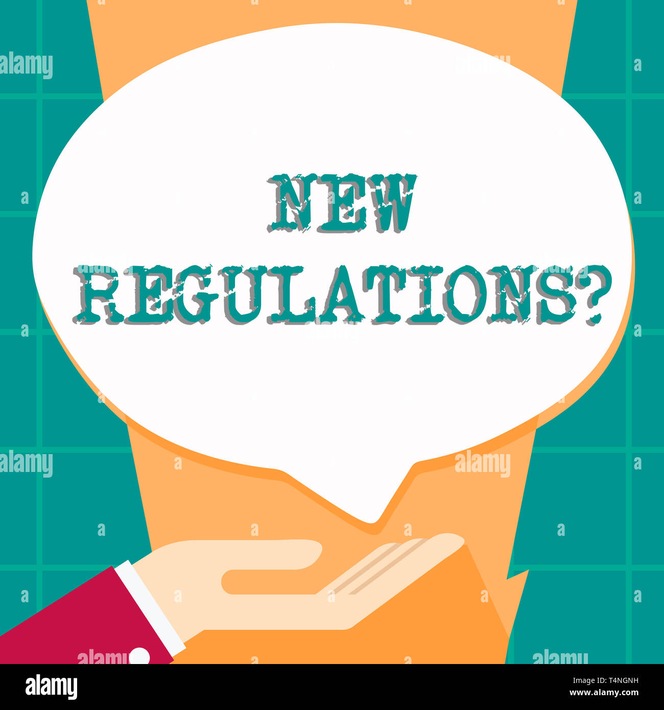 Word writing text New Regulations question. Business photo showcasing ...