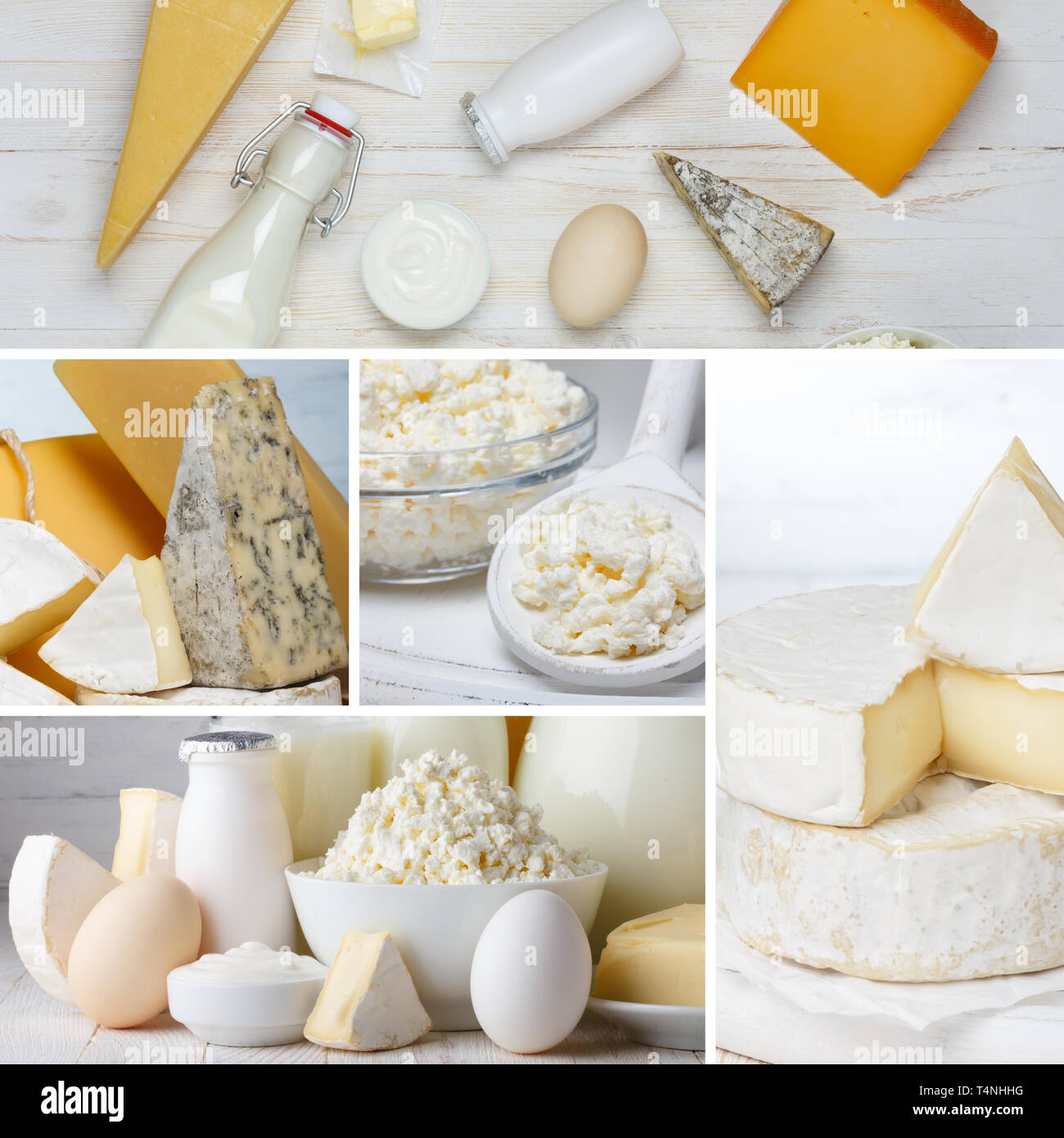 Collage of dairy products hires stock photography and images Alamy