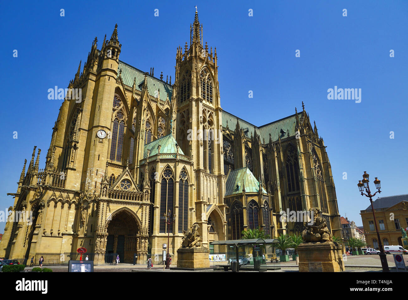 Cathedral of Metz / France Stock Photo