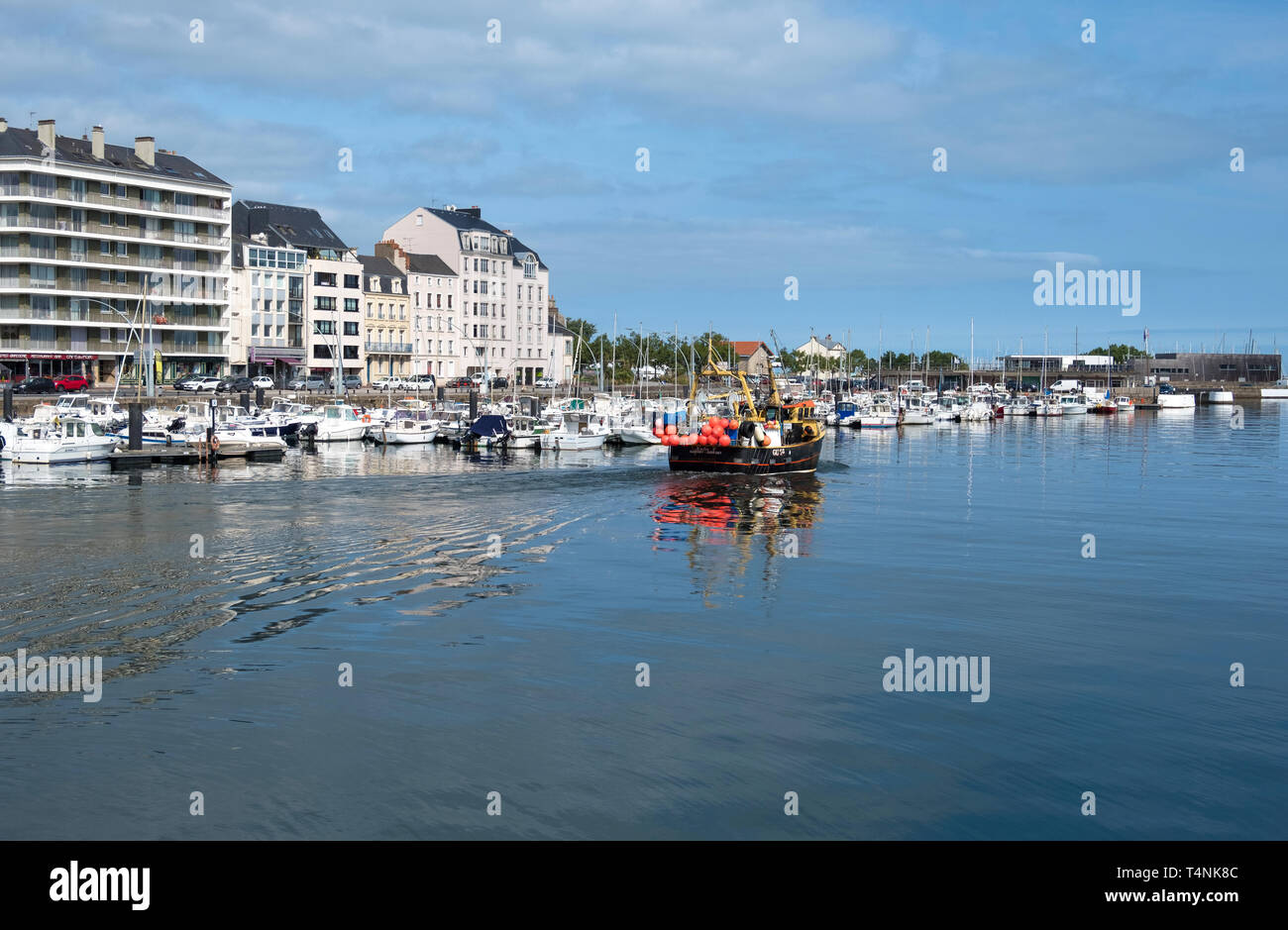 CherbourgOcteville, France August 28, 2018 View of the embankment