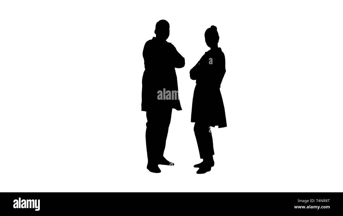 Man Woman Silhouette Shot