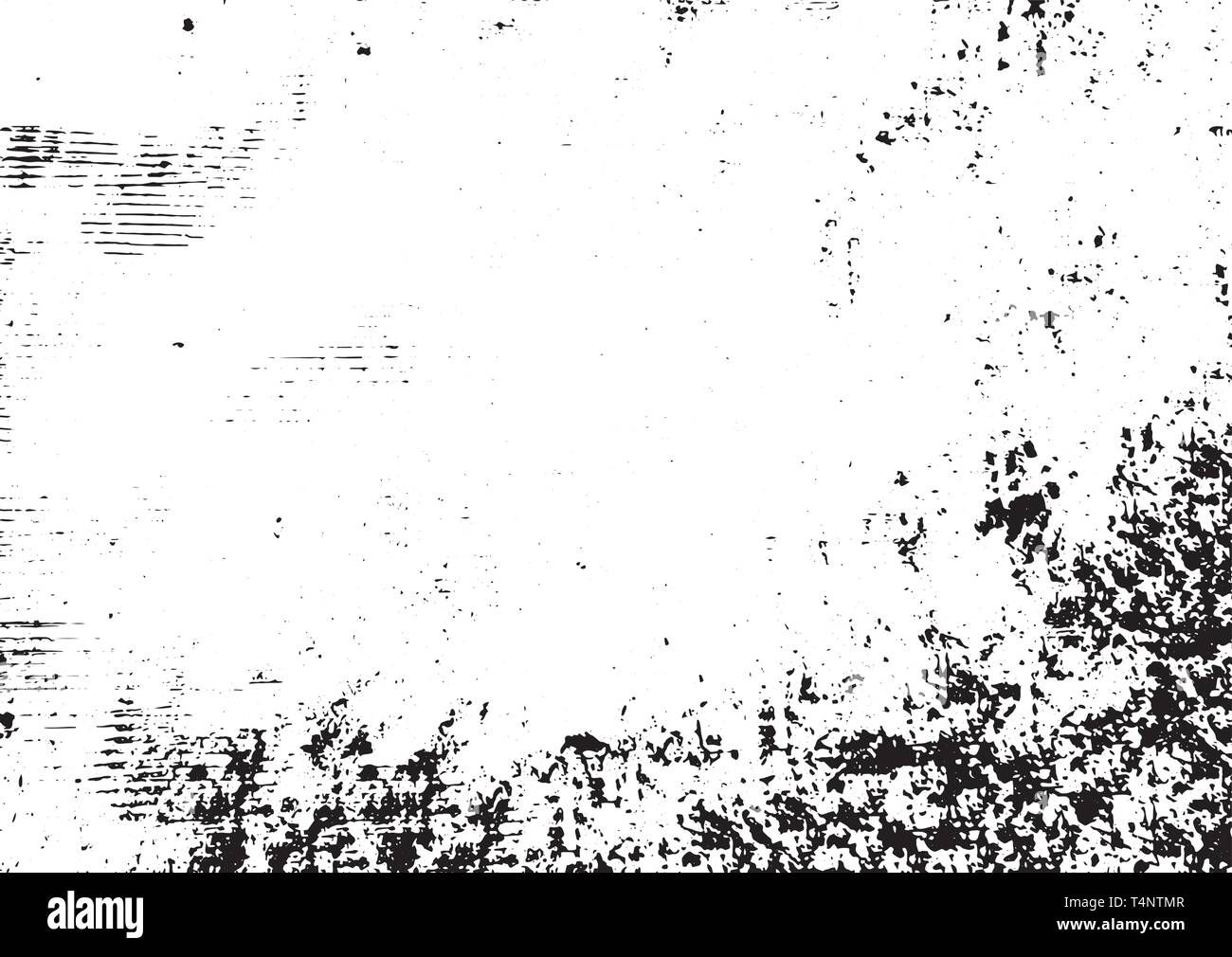 Black and white grunge urban texture vector with copy space. Abstract ...