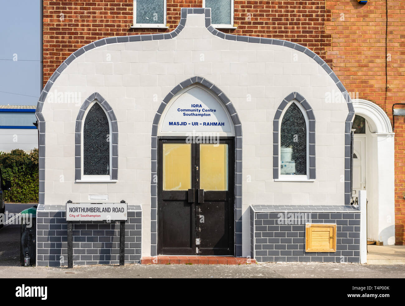 Masjid Ar-Rahmah mosque along Northumberland Road, Southampton, England, UK Stock Photo