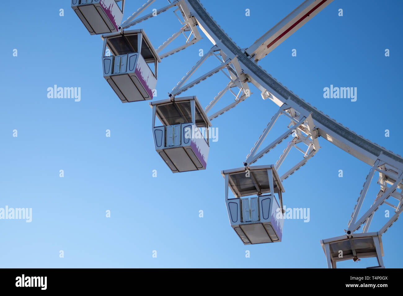 Ferris wheel in the sky Stock Photo