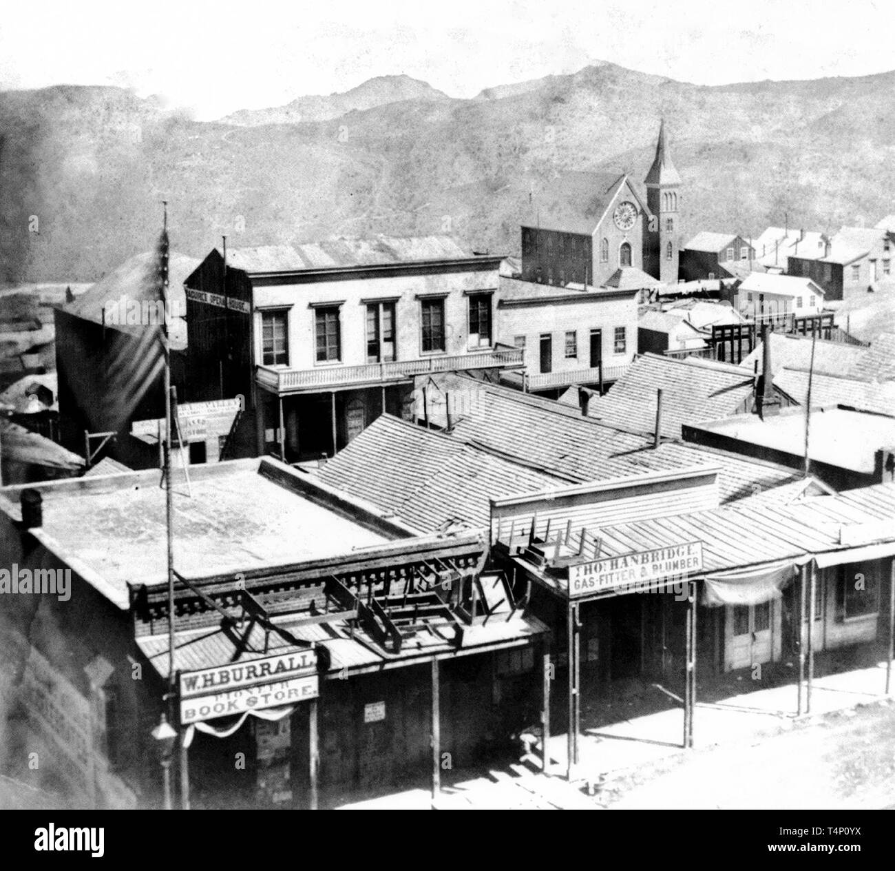 Virginia city 19th century Black and White Stock Photos & Images Alamy