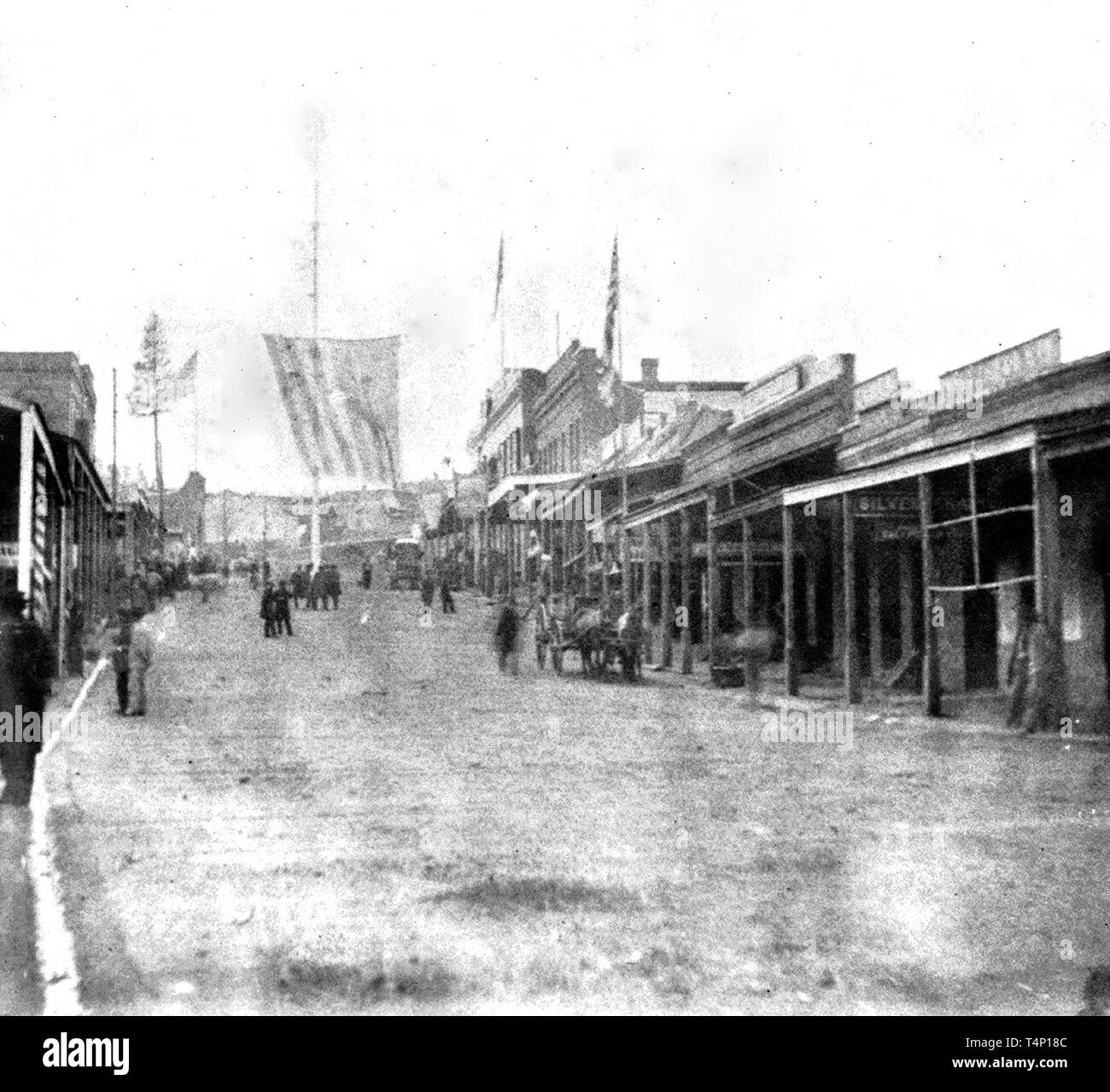 California History Grass Valley, Nevada CountyMain Street ca. 1866