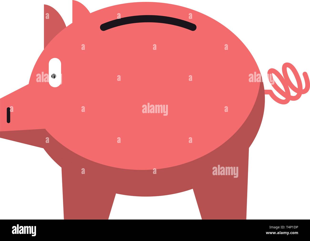 Piggybank Money Savings Isolated Stock Vector Image Art Alamy