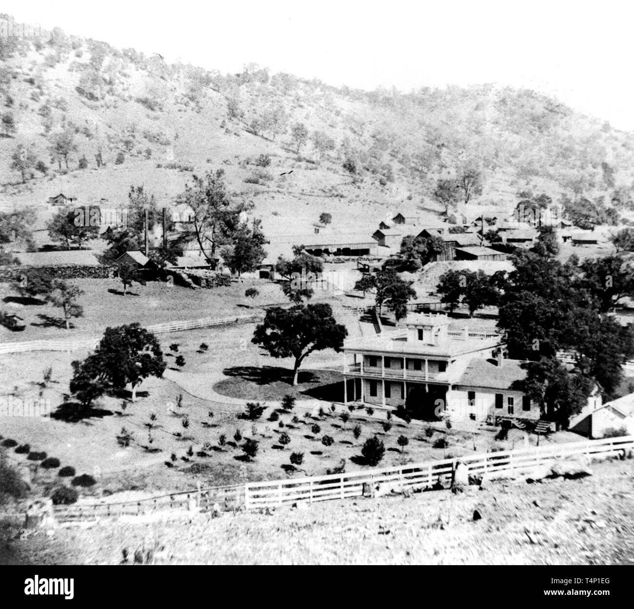 California History View in Copperopolis, Calaveras County ca. 1866