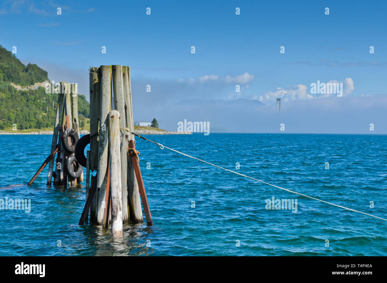 The Tjeldsundet strait Stock Photo Alamy