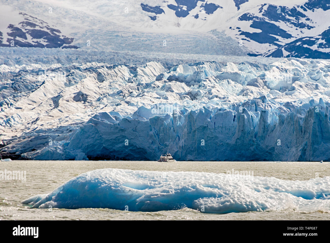 Perito Moreno Glacier, El Calafate, Patagonia, Argentina Stock Photo