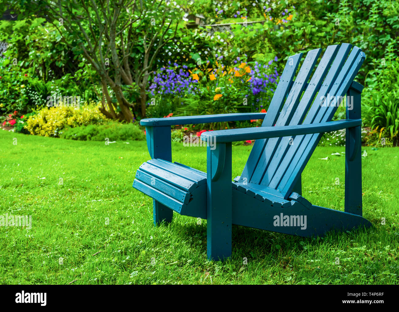 Adirondack chair landscape hires stock photography and images Alamy