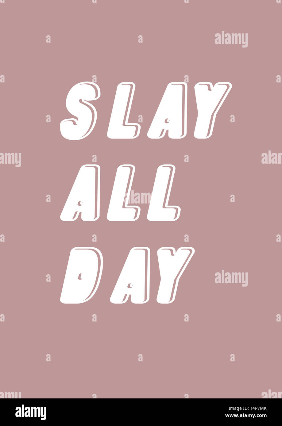 Slay Definition | Greeting Card