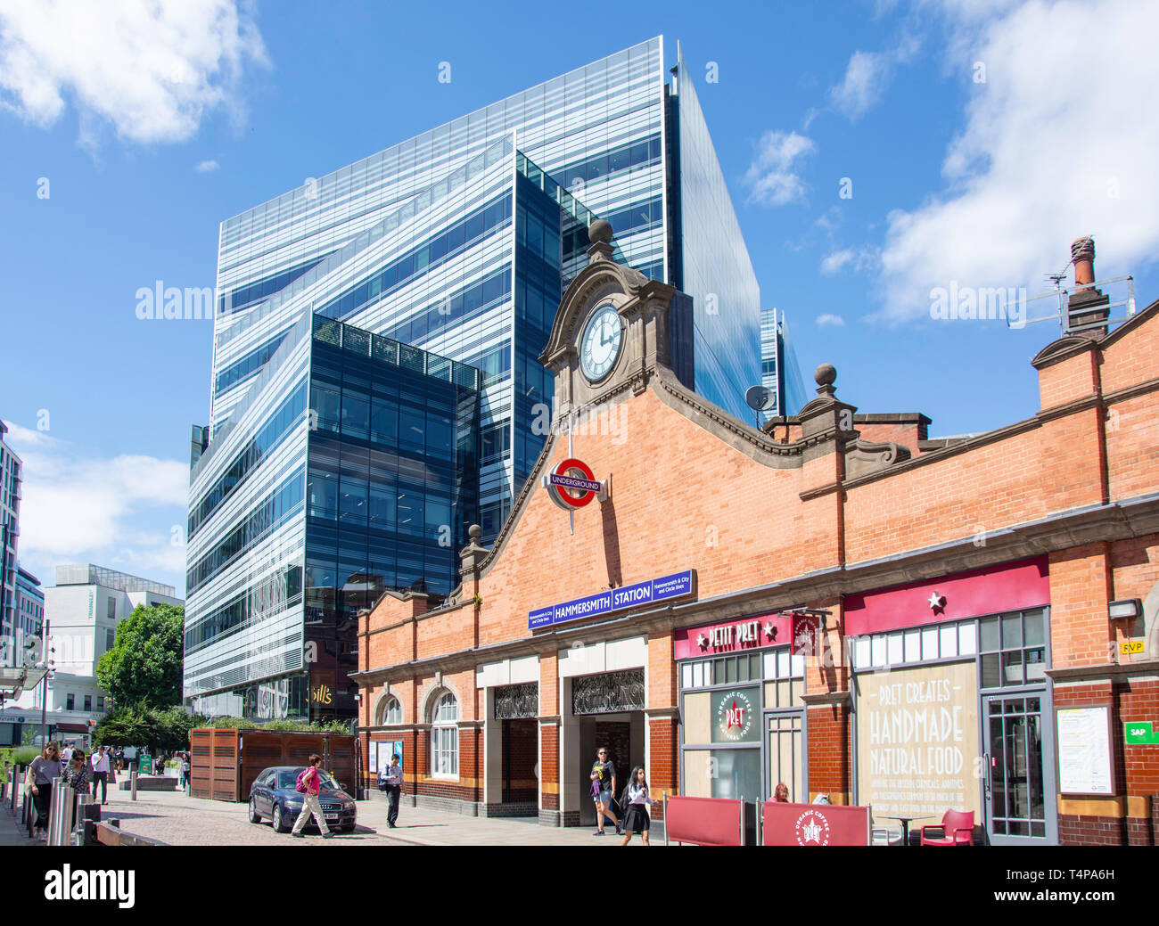 Hammersmith underground station hires stock photography and images Alamy