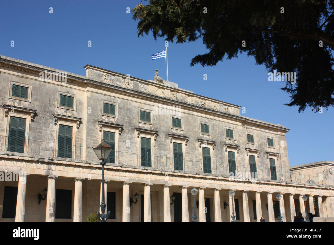 The Asiatic Museum in the old town of Corfu in the Ionian Islands of Greece Stock Photo