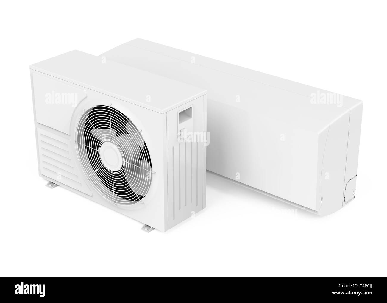 Air Conditioner Isolated Stock Photo