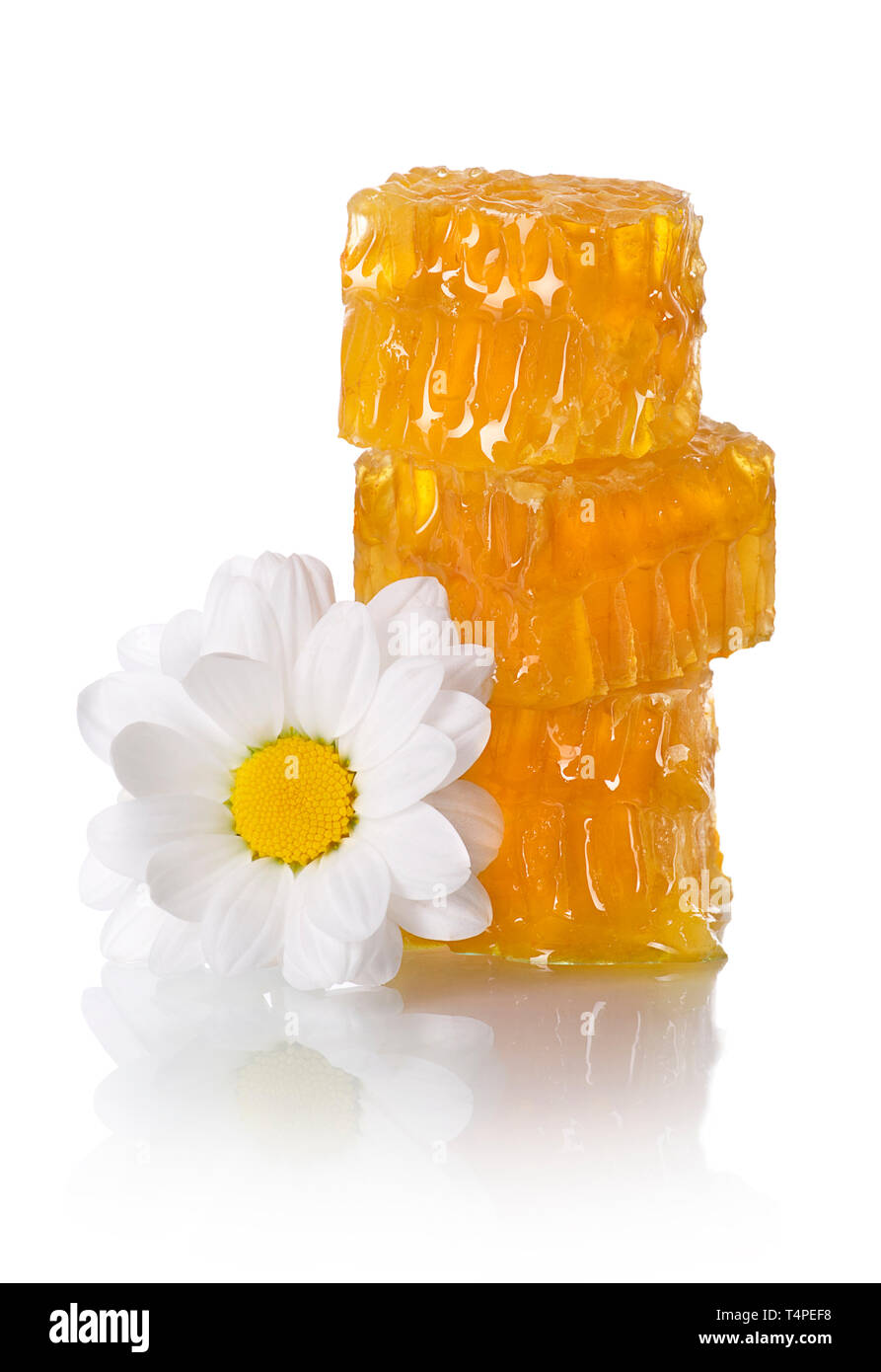 A stack of slice on white background Stock Photo Alamy