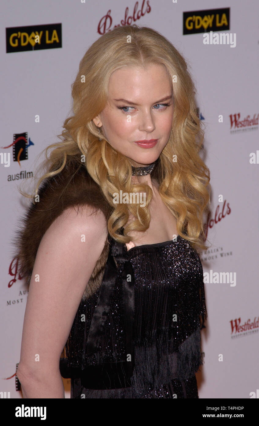 LOS ANGELES, CA. January 15, 2005: Nicole Kidman at the 2005 G'Day LA ...