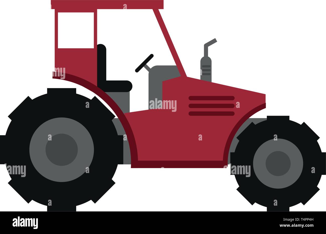 Farm tractor vehicle isolated Stock Vector Image & Art - Alamy