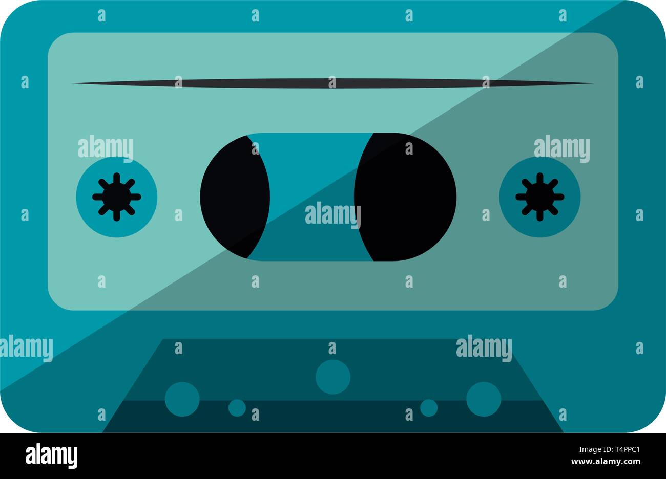 retro music cassette device isolated Stock Vector Image & Art - Alamy