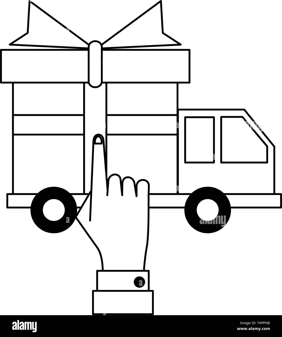 vehicle present icon vector ilustration Stock Vector