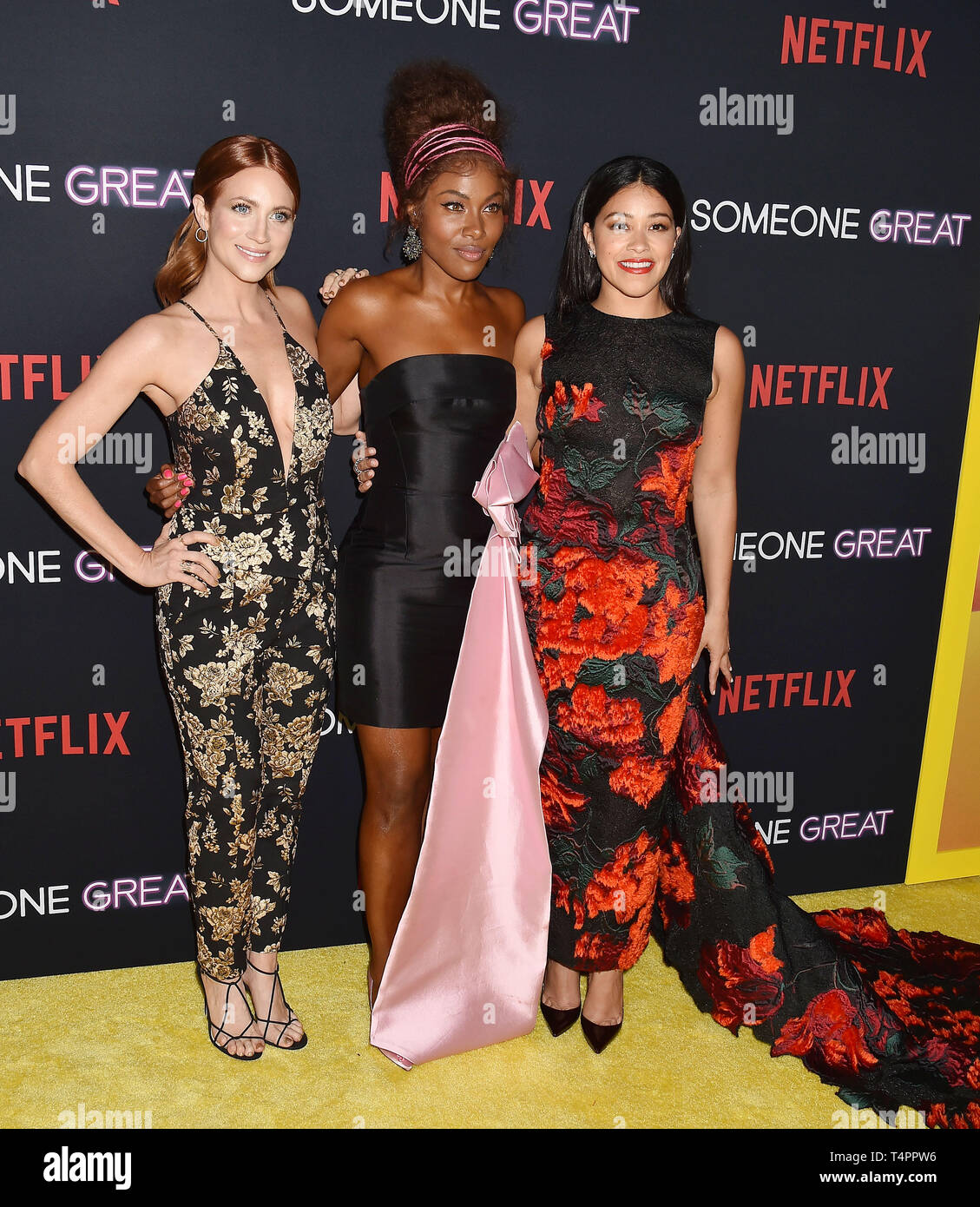 HOLLYWOOD, CA APRIL 17 (LR) Brittany Snow, DeWanda Wise and Gina