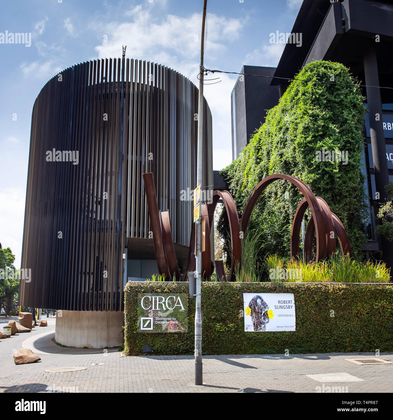 Johannesburg, South Africa, 22nd March 2019 Exterior of art studio