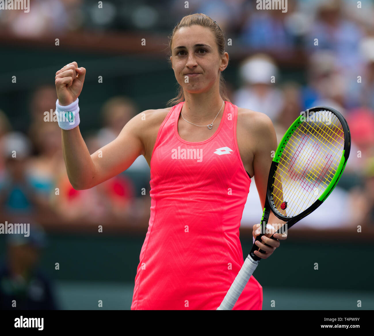 INDIAN WELLS, UNITED STATES OF AMERICA - MARCH 14 : Petra Martic of Croatia  at the 2018 BNP Paribas Open WTA Premier tennis tournament Stock Photo -  Alamy