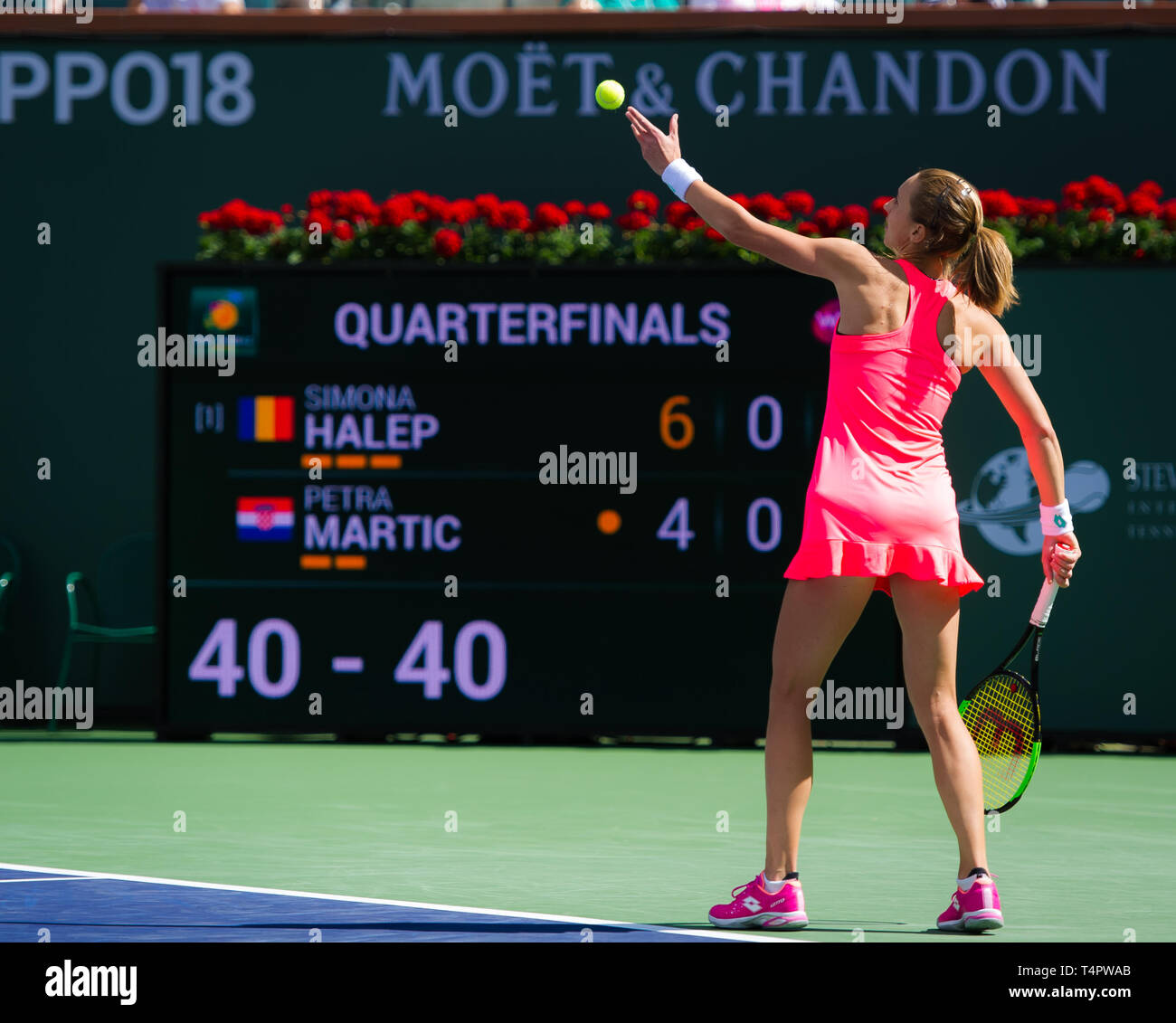 INDIAN WELLS, UNITED STATES OF AMERICA - MARCH 14 : Petra Martic of