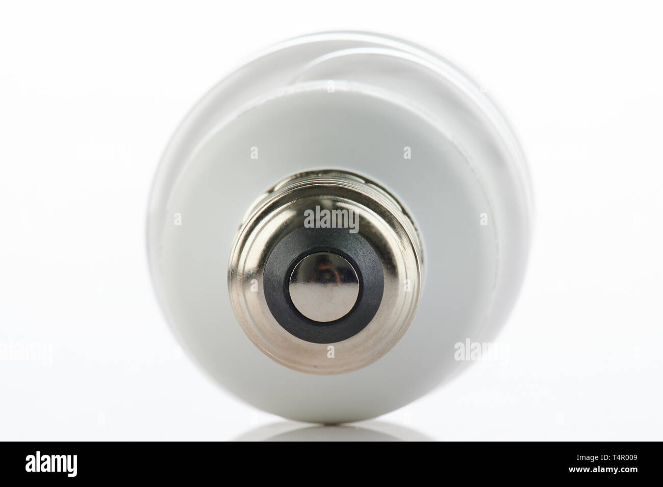 Metal bottom part of light bulb isolated Stock Photo Alamy