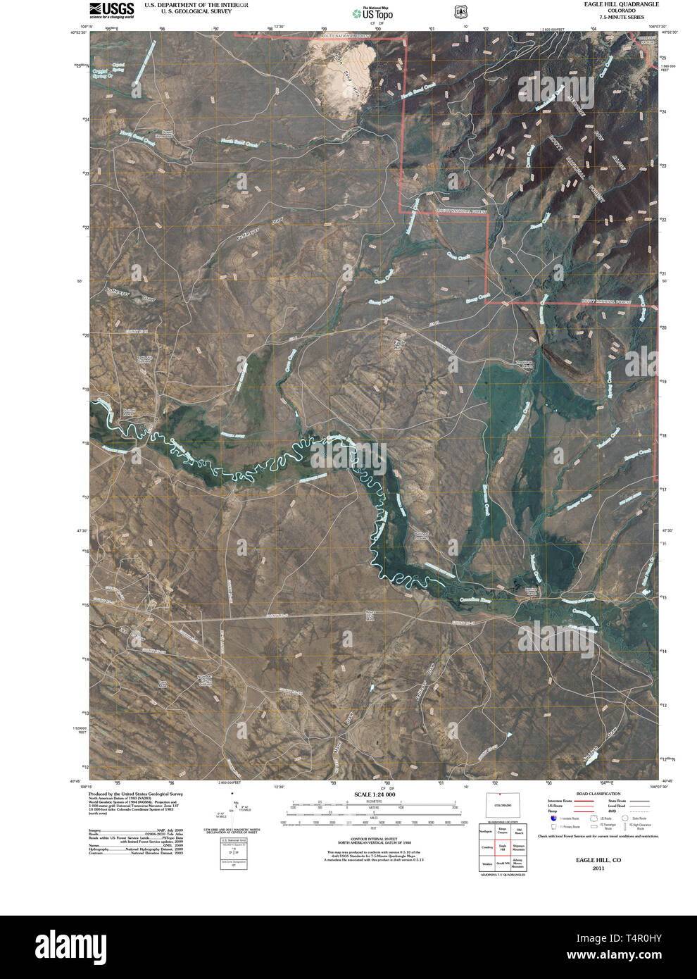 Eagle colorado map Cut Out Stock Images & Pictures Alamy