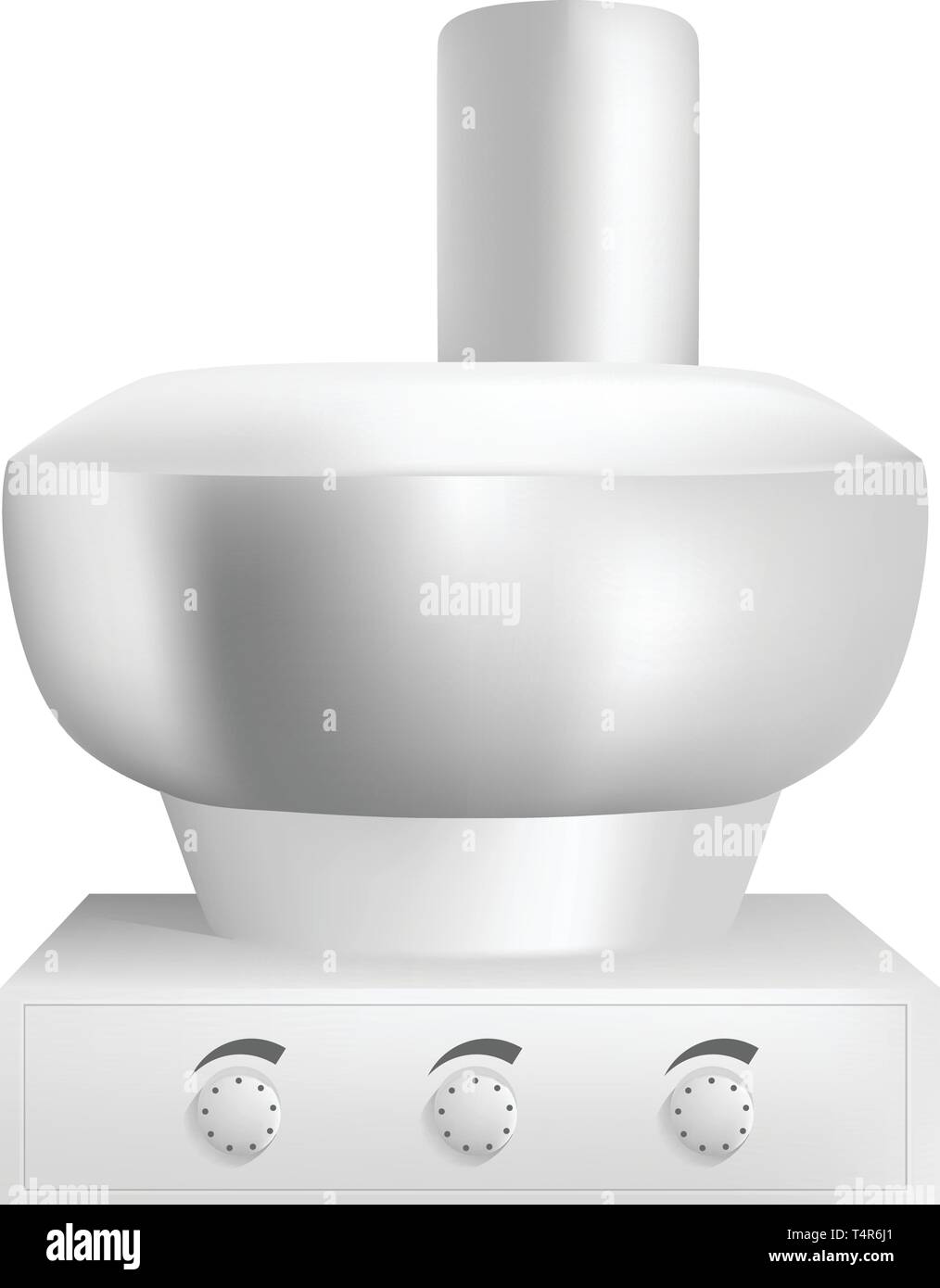 Food processor icon, realistic style Stock Vector