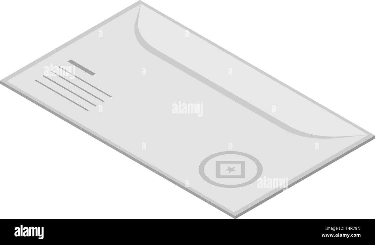 Post envelope icon, isometric style Stock Vector Image & Art Alamy