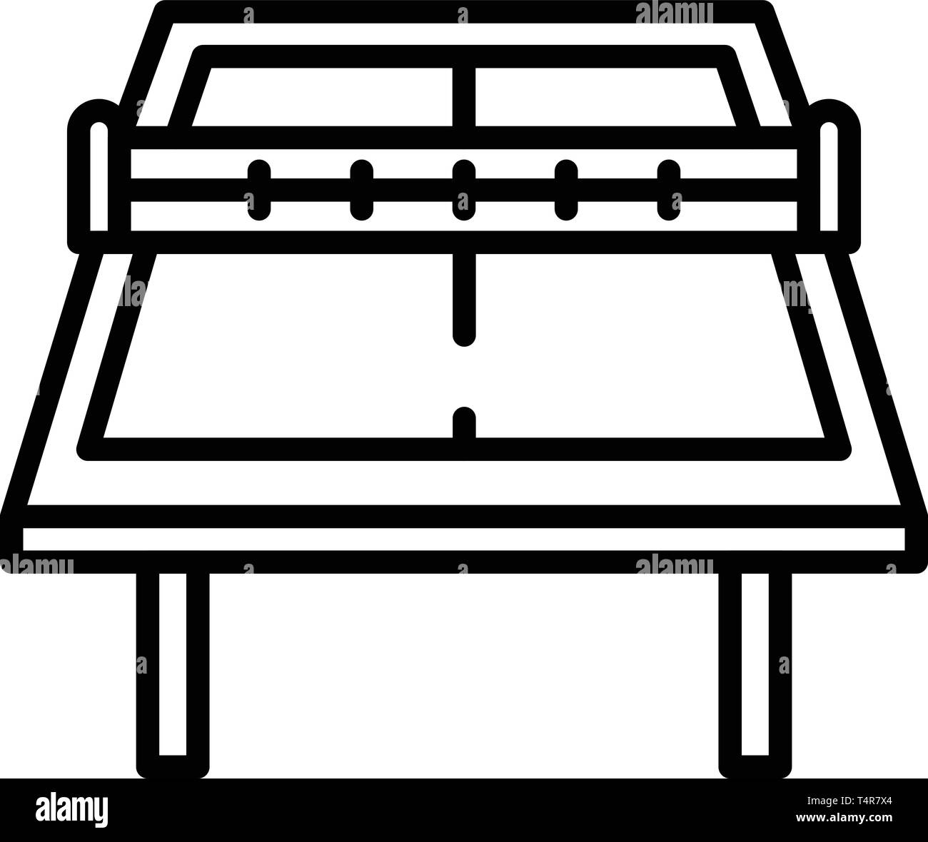 Ping pong table icon, outline style Stock Vector Image & Art Alamy