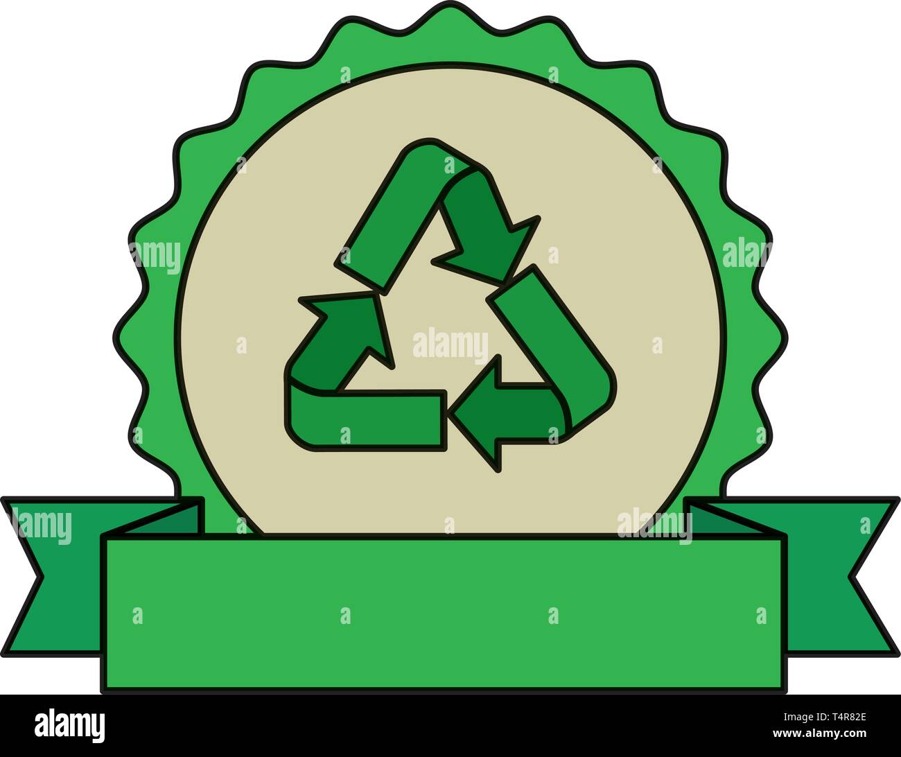 recycle arrows symbol icon Stock Vector Image & Art - Alamy