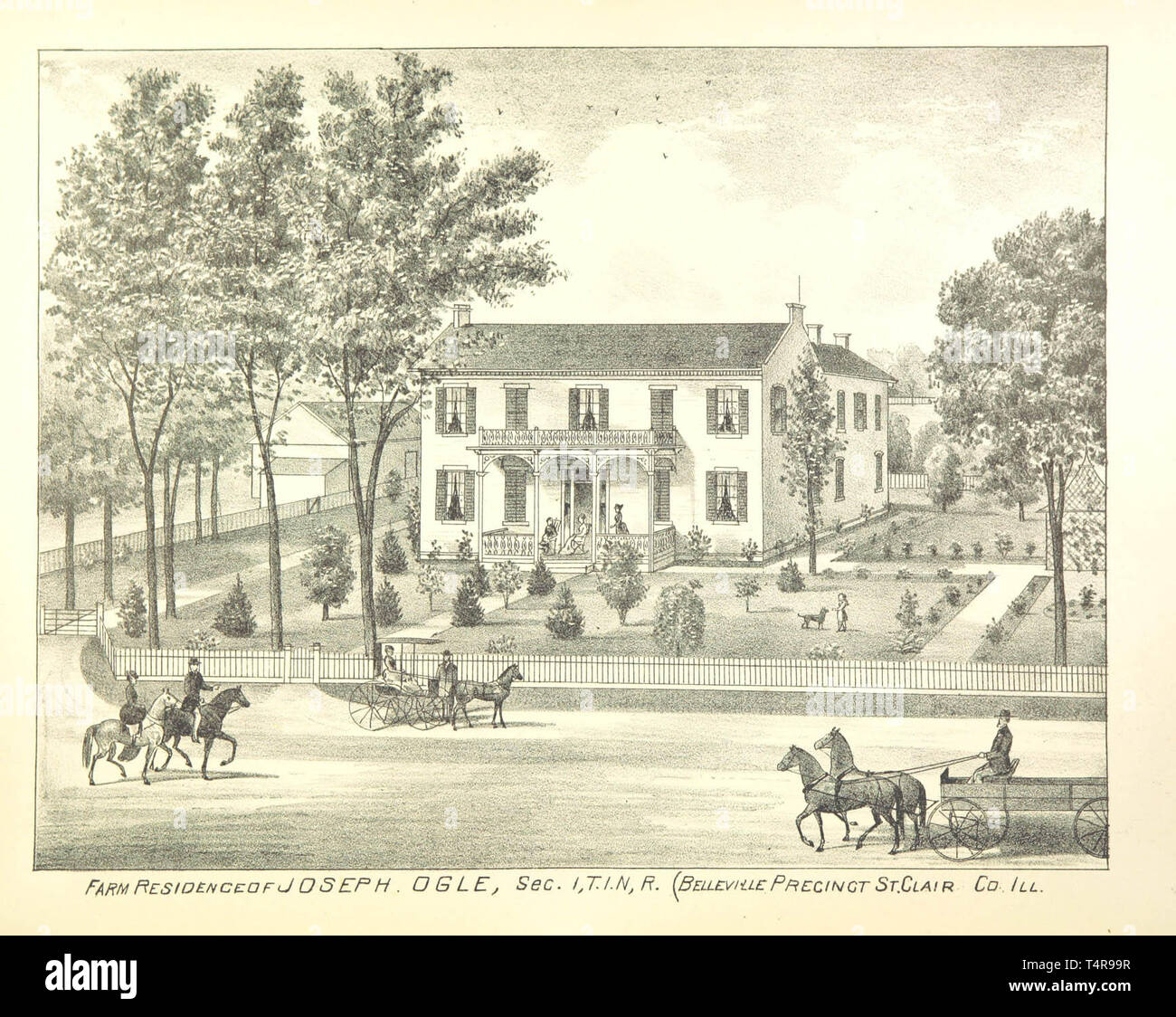 History of St. Clair County Illinois Stock Photo Alamy