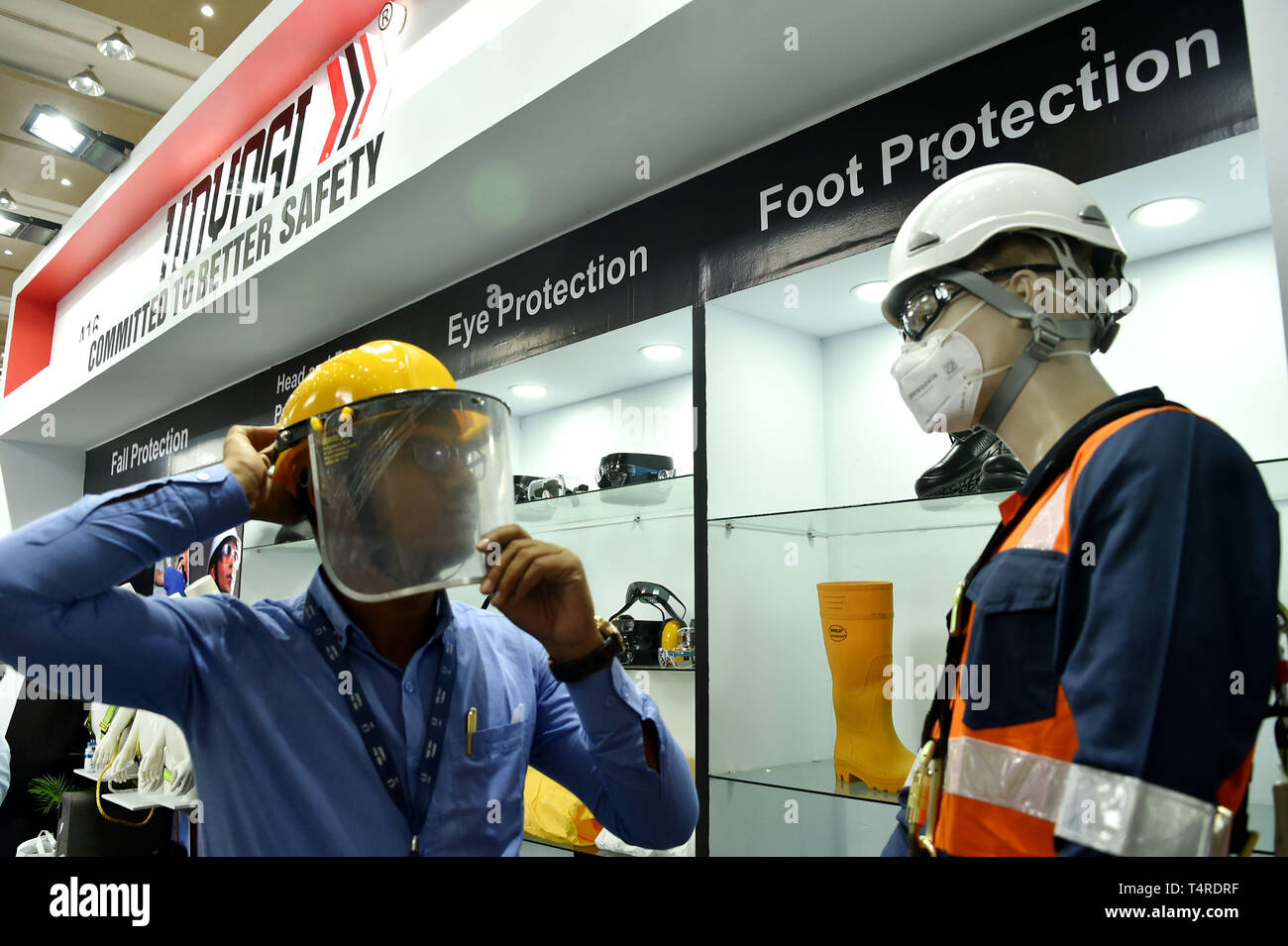 Safety and occupational health fair hires stock photography and images