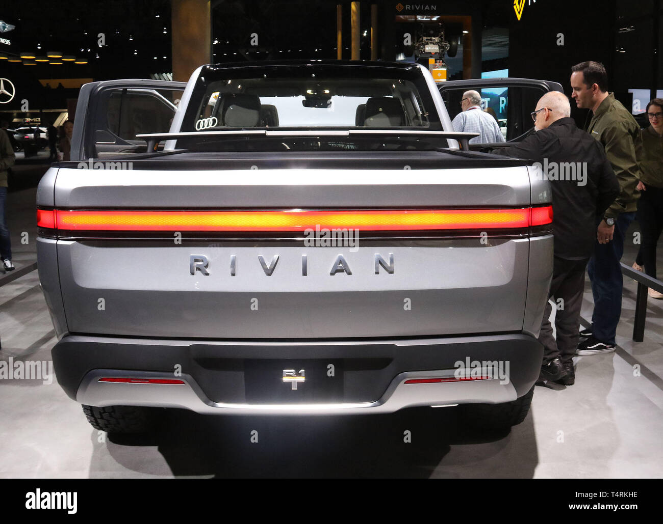 New York City New York Usa 18th Apr 2019 Rivian R1t