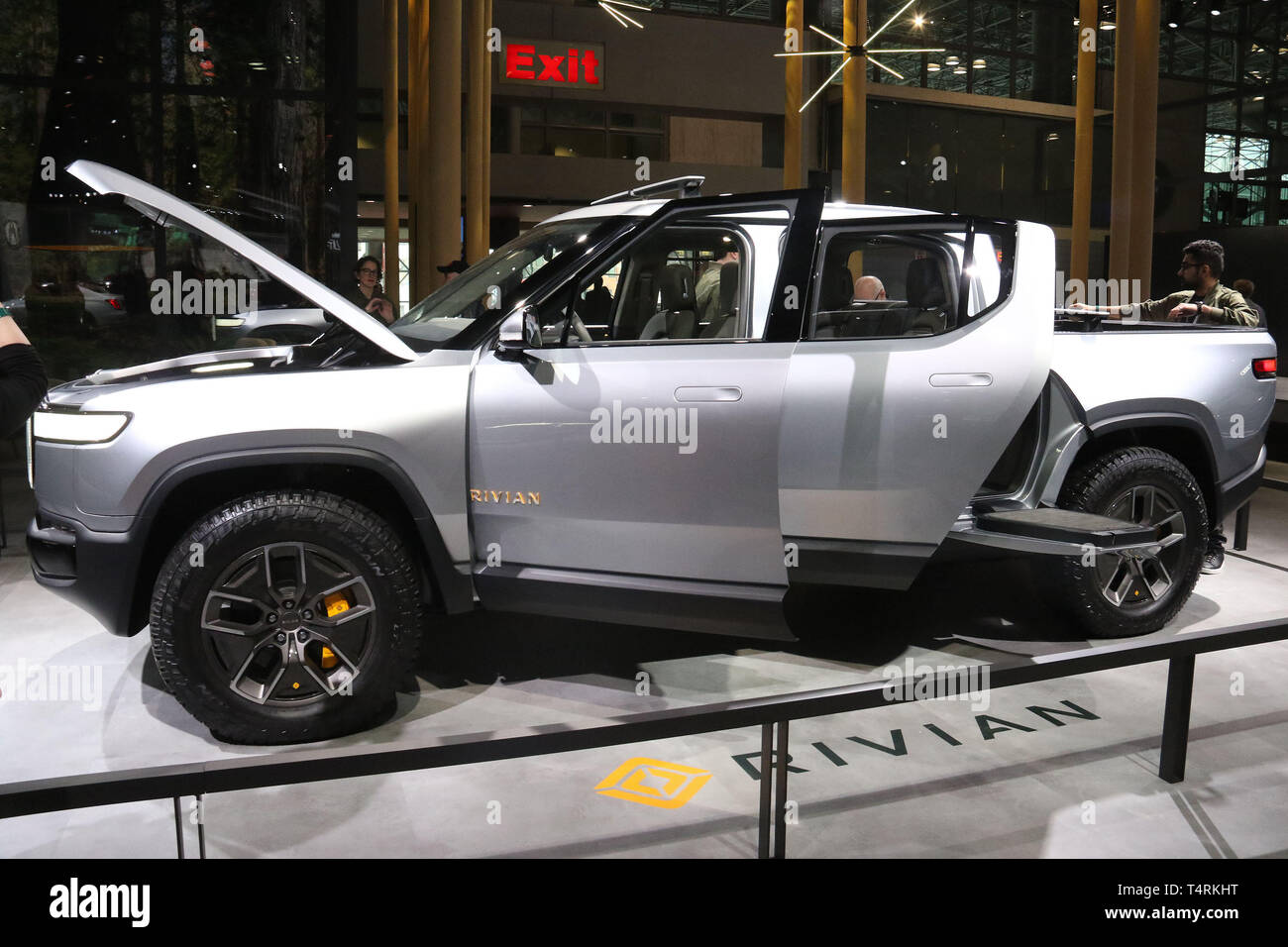 New York City New York Usa 18th Apr 2019 Rivian R1t