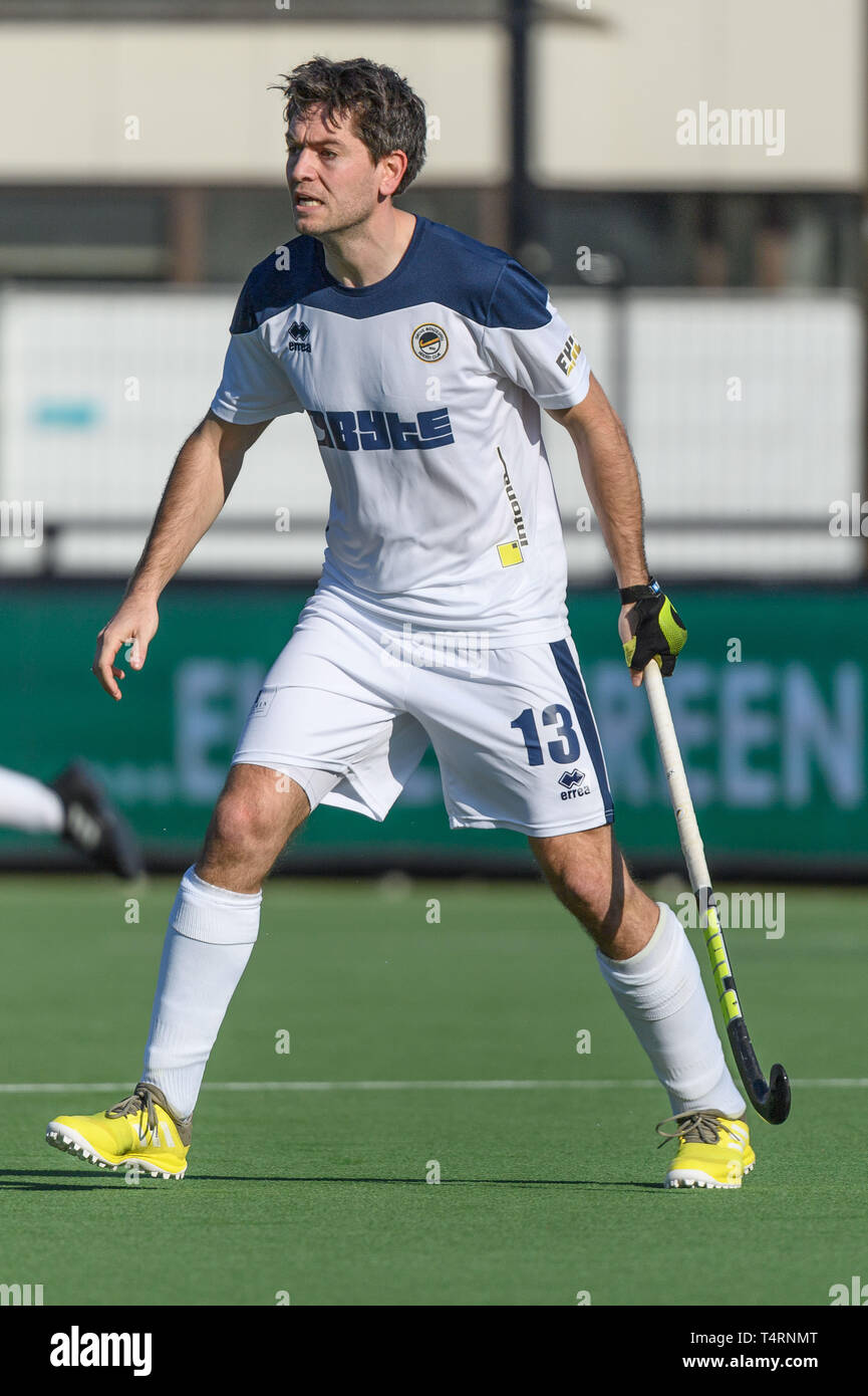 Eindhoven 18 04 2019 Euro Hockey League 2019 Venue Hc Oranje Rood Oliver James During The Game Ah Bc Amsterdam Vs Grove Menzieshill Stock Photo Alamy