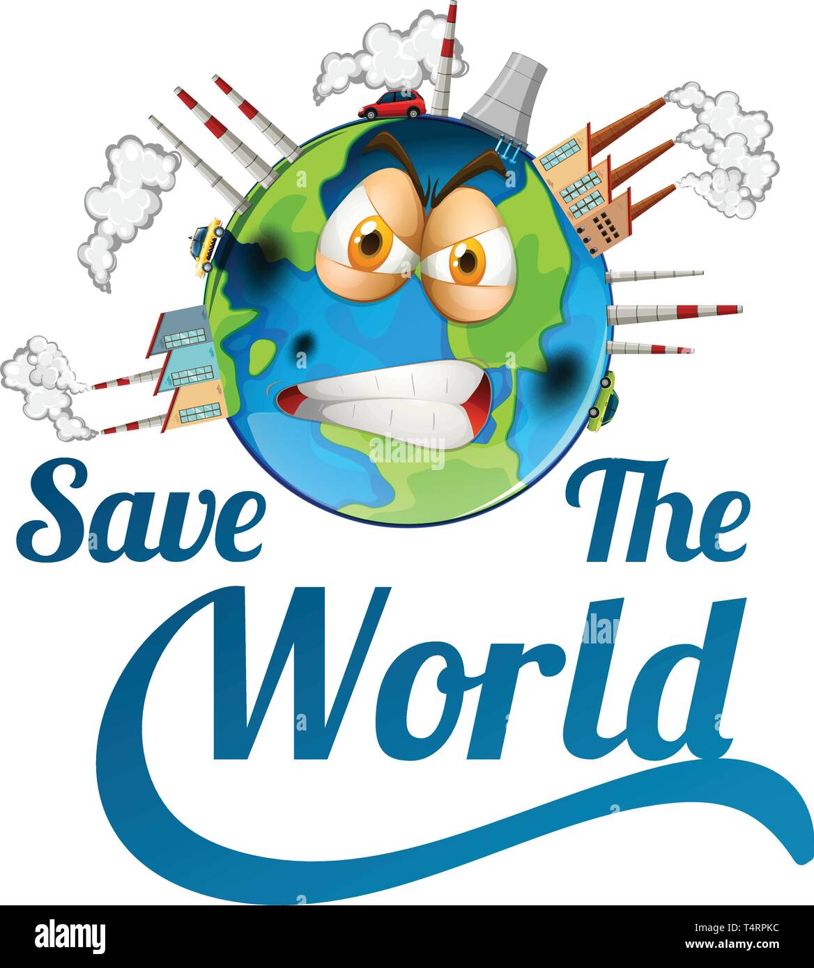 Save the world icon illustration Stock Vector Image & Art Alamy