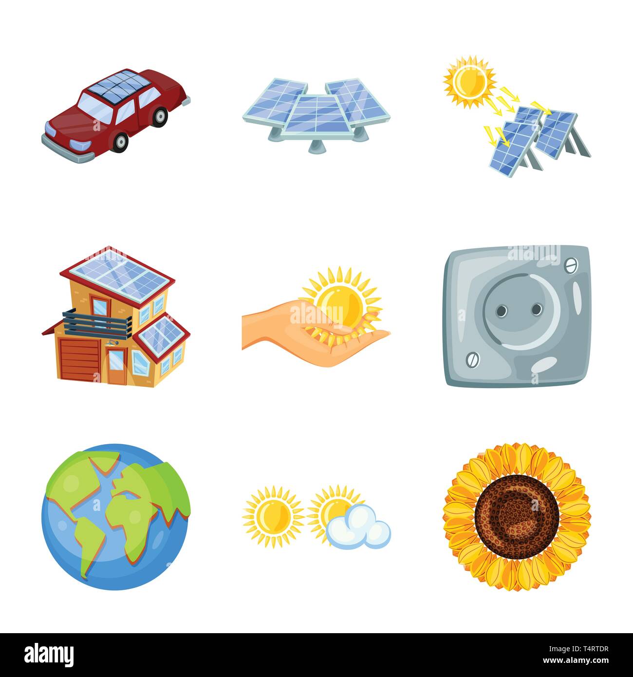Car Generator Thermal Building Sunlight Socket Globe Cloud Sunflower Electric Electricity Station Battery Hand World Sunshine Vehicle Ecology Weather Wall Earth Blue Light Economy Reflection House Summer Plastic Organic Nature Solar Panel Energy Green