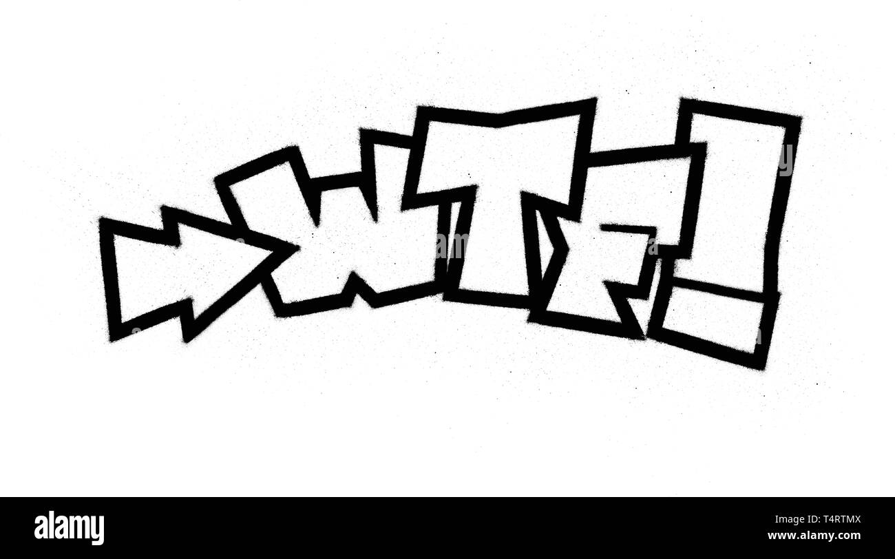 Graffiti font hires stock photography and images Alamy