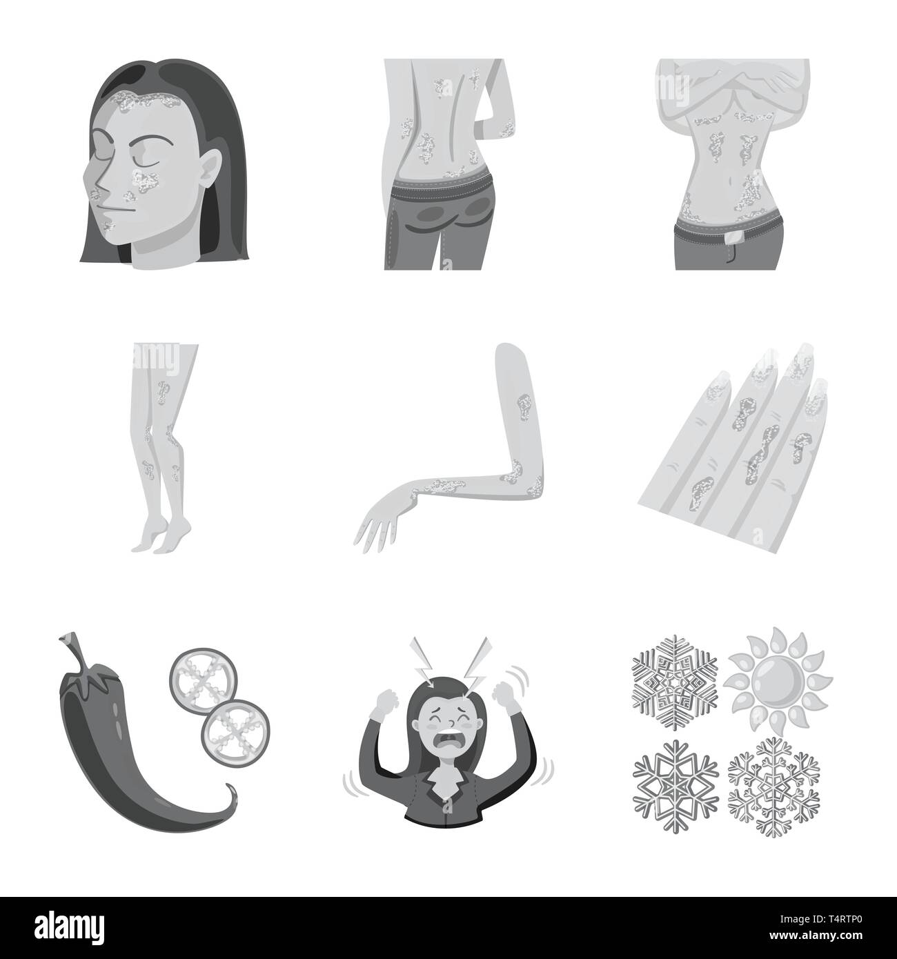 psoriasis,pepper,stress,snowflake,skin,body,dermatitis,chili,shock