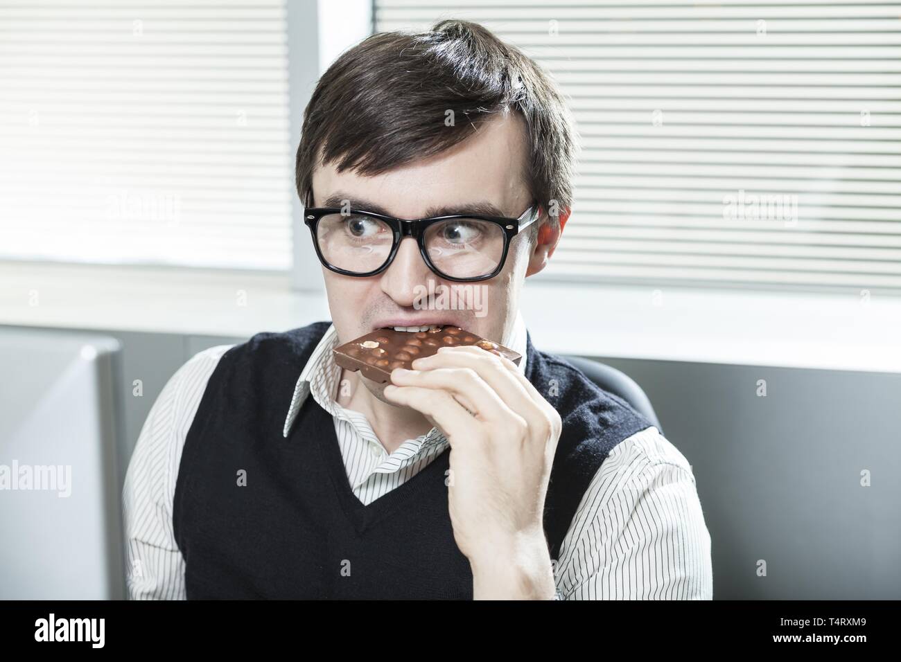 Man at work Stock Photo