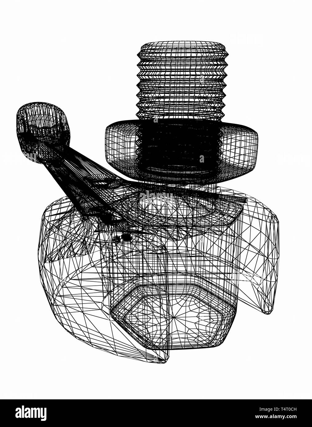 bolts with a nuts and washers Stock Photo Alamy